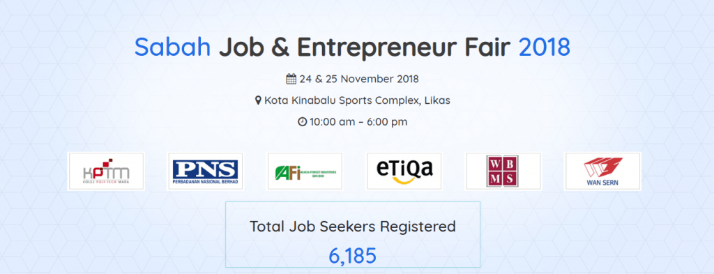 Sabah Employment & Entrepreneural Fair Banner